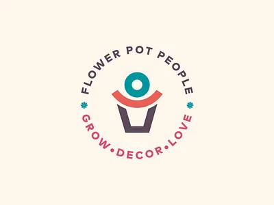 Flower Pot People 3d animation brand brand identity branding design designlogo graphic design graphicdesign graphicdesigner graphics illustration logo logomaker motion graphics ui