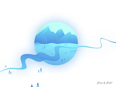 Winter badge | Badge design 2021 art badge design dribbble illustration mountain seasonal badge winter winter badge