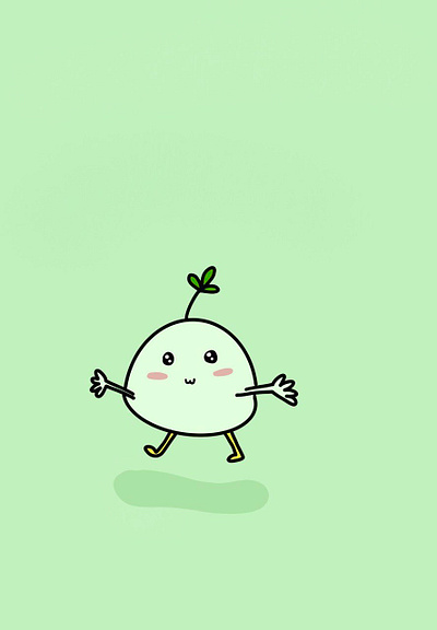 Hi, I'm Pebbles cartoon cute cute art design doodle illustration ipad procreate