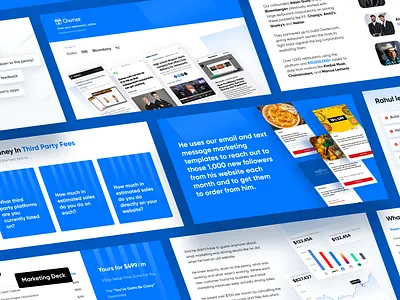 Orderboss aka owner.com sales deck 3d mockups business charts deck design featured graph investor deck owner.com perspective pitch deck presentation pricing restaurant sales sales deck