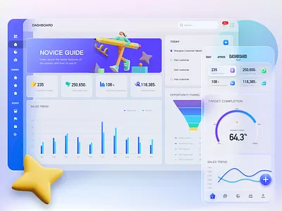 dashboard ui web