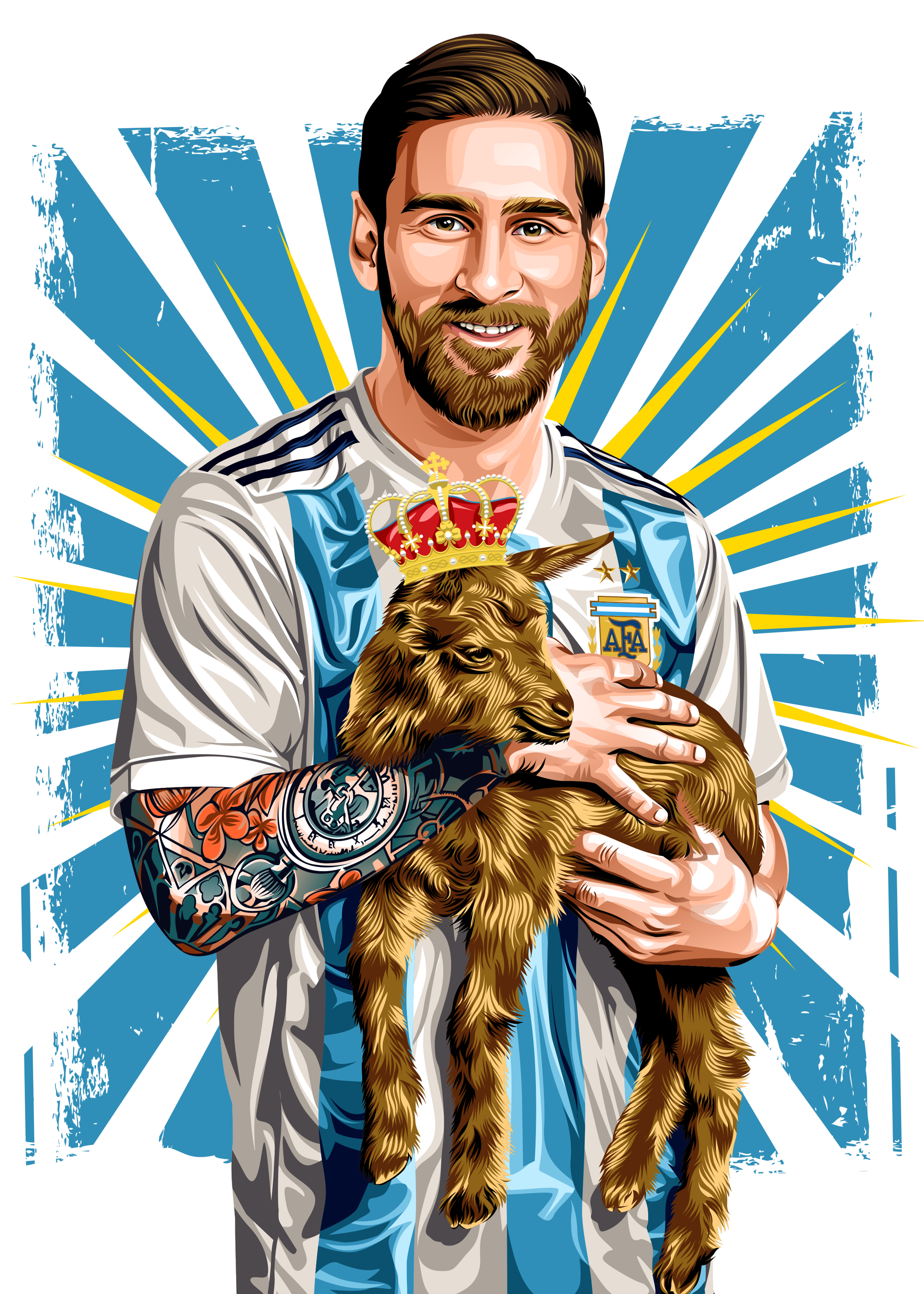 Example of Custom Vector Portrait Illustration 