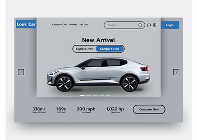 Compare Cars UI designer f figma graphic design logo ui ui design uiux ux vector