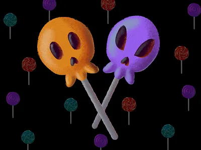 Trick or Treat book illustration candy clipart colorful cover design for kids funny halloween hand drawn illustrator lollipop png s samsung sweets tab textured