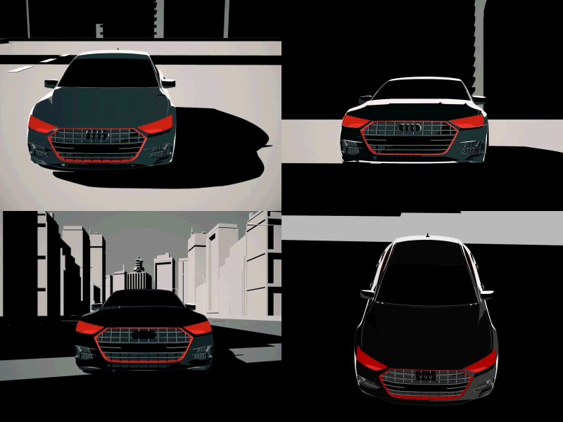 Collection of shots after effects animation cinema 4d design illustration motion graphics