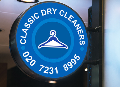 Classic Dry Cleaners branding branding and identity buisnesslogo corporate identity design graphicdesign logo