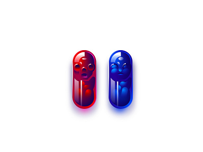 The choice is yours design illustration illustrator mark matrix pill skull