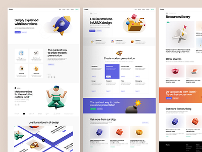 New Plasma HTML templates 🥳 application code craftwork css design dev figma html landing new plasma release ui vector web website