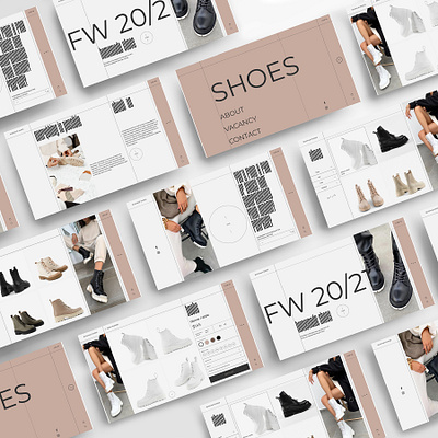 Homemade Shoes | Web brand branding design graphic design interface ui uidesign uiux design web website website design