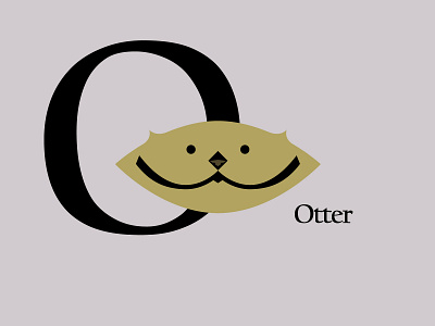 Letters of the Alphabet - O alphabet animal animallogos animals appicons applogos cleanlogos emblems icons logos marks mascots minimallogos modernlogos otter otterlogos otters simplelogos symbols whatsnew