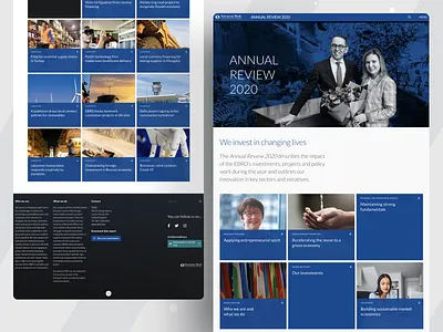 European Bank for Reconstruction and Development ’20 branding design development illustration minimal ui web website website design wordpress