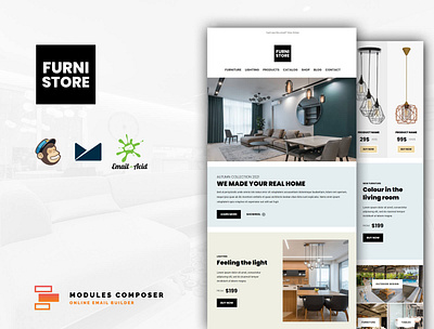 Furnistore - Responsive Furniture & Interior design Email emailbuilder