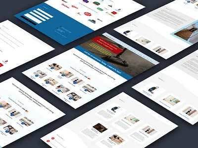 Carpet Cleaning Revamp design carpet cleaning site minimalic modern revamp simple design site ui website