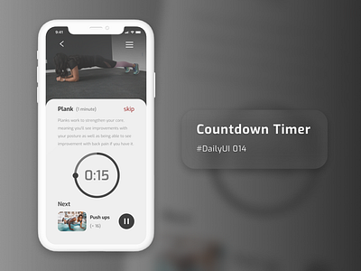 DailyUI - 014 (Countdown Timer) amateur app design challenge countdown countdown timer daily ui dailyui design figma mobile app mobile design timer ui ui design ui ux uiux ux ux design web design