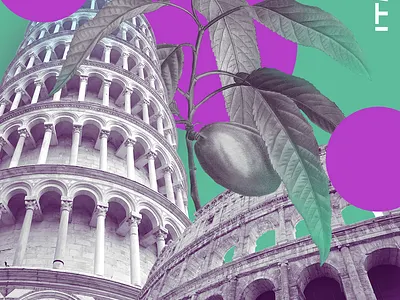 Digital collage - Italy collage design digital illustration visual