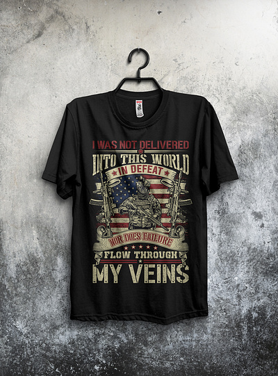 Veteran illustration T-Shirt design template design graphic design illustration t shirt t shirt design veteran veteran t shirt