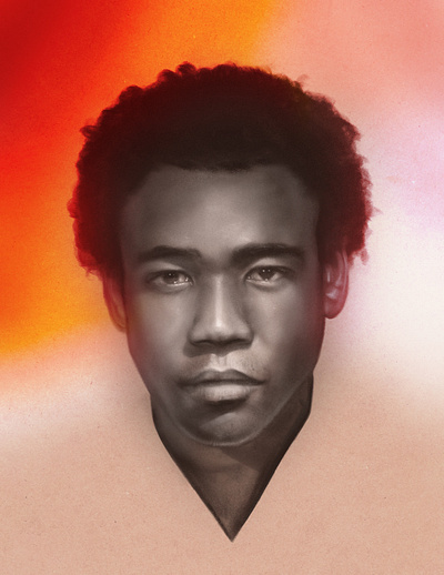 Childish Gambino childish gambino donald glover music portrait procreate rap