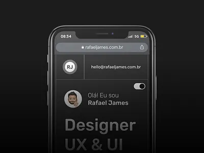 Portfolio black coming soon dark mode design interface portfolio ui ux web website