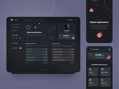 Multi chain decentralized protocols & services app bitcoin blockchain crypto crypto wallet cryptocurrency cybersports digital digital application smart contracts transactions trendy graphic ui ux web