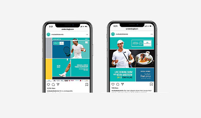 Mubadala Tennis Social Media Ads banners design branding design flyerdesign graphic design illustration label design logo poster design social media ads