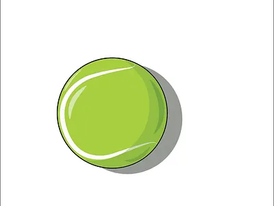 Tennis ball adobe art graphic design icon illustration logo