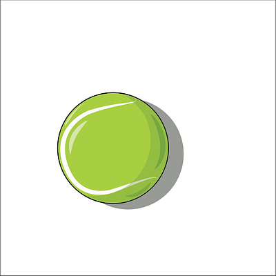 Tennis ball adobe art graphic design icon illustration logo
