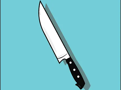 KNIFE adobe art branding graphic design illustration knife logo