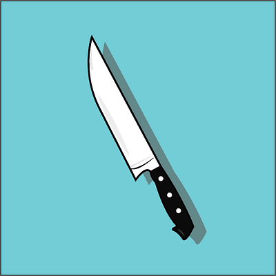 KNIFE adobe art branding graphic design illustration knife logo