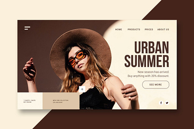 Urban Clothing - Landing Page app branding design donation events full html illustration multipurpose portfolio puropose rescue ui ui design urban urban clothing ux ux design web website