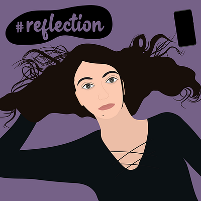 Reflection: by_drish design illustration vector