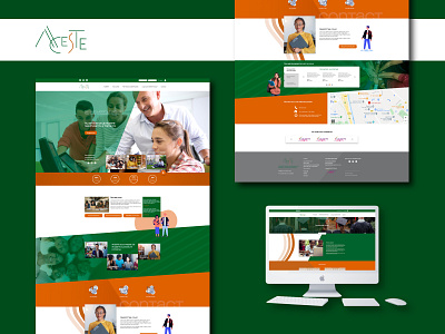 UX/UI Overseas Students Association design graphic design ui ux webdesign