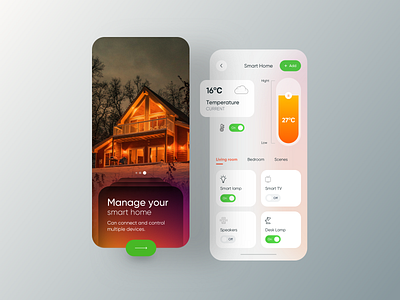 Smart home App ai android app app design design home inspiration ios mobile photo smart smarthome ui ux ui ux design