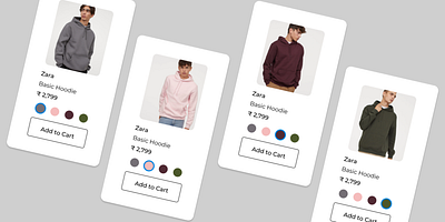 UI Card Design - Ecommerce adobexd design ecommerce figma highfidelity interactiondesign prototype shoppingsite uicard uicomponents uidesign uidesigner uiux uxdesign uxdesigner website