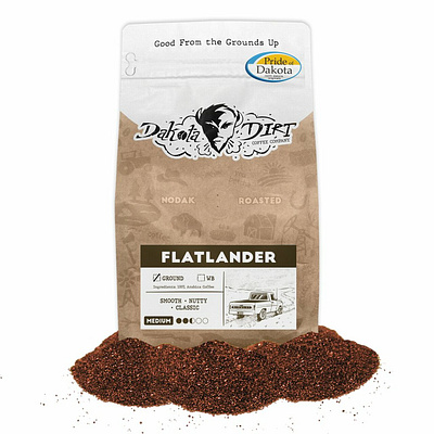 Dakota Dirt Packaging art branding design illustration logo
