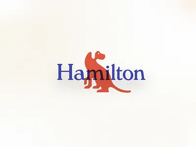 Hamilton | Brand Throwback brand branding canine car dog fancy identity logo people trunk typography
