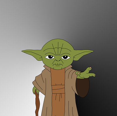 Master Yoda design graphic design illustration star wars