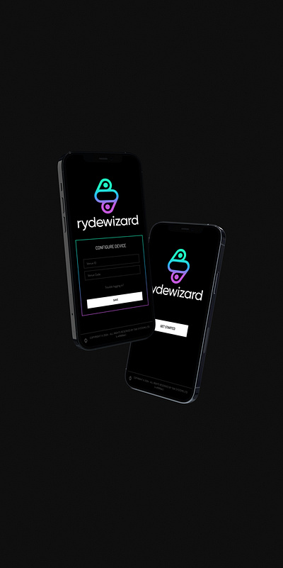 A real project-Rydewizard Valet app design ux