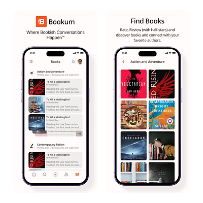 Book Mobile App mobile app ui ux