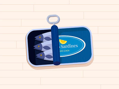Sardines colorful fish illustration sardines vector