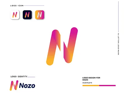 Nozo logo design abstract logo branding creative logob design graphic design illustration letter logo design logo logo branding logo design business logo design gamer logo mark logodesign logofolio modern logo n letter logo n logo