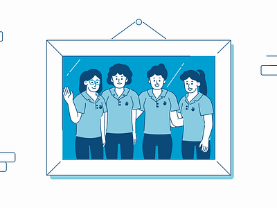 More hands animation after effects animation character clean gif girls hello illustration loop lottie motion shine stroke vector