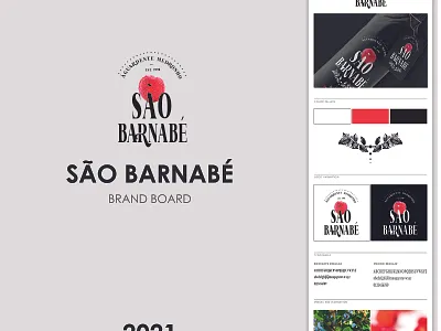 Brand Board São Barnabé brand board brand guide identity brand guidelines btandbook designbrand book illustration logo