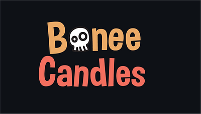 Bonee Candles autumn branding candles design fall flat halloween icon illustration orange red skull vector