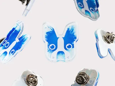 Boston Terrier Pins blue dog boston boston terrier dog pins terrier