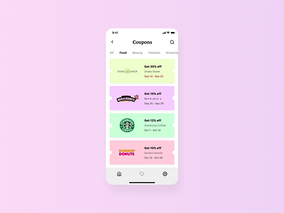 Redeem Coupon 061 app coupon dailyui design redeem coupon ui