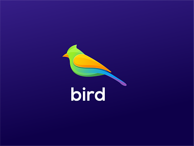 BIRD COLORFULL LOGO beautiful