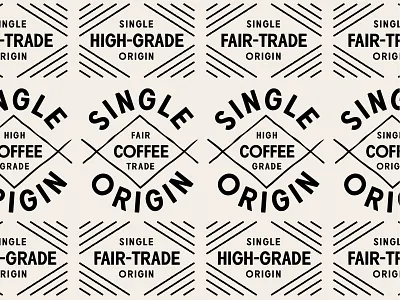 Single Origin badge branding coffee coffee branding coffee packaging design type typography vector