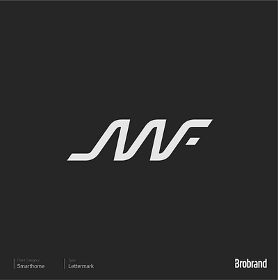 MF Technologies lettermark branding design logo mf tech technology