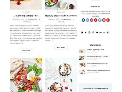 Best Free WordPress Themes for Food Blogs 2021 best food blog themes blog blog theme food blog themes free blog themes free food blog template free food blog templates free food blog theme free food blog themes