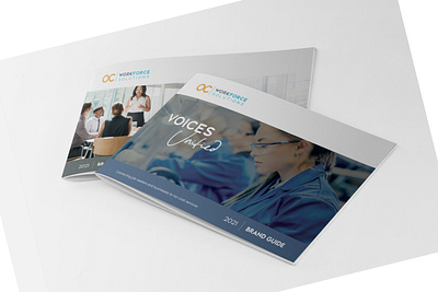 OC Workforce Solutions Brand Guide Book branding branding guidelines collateral marketing materials strategy